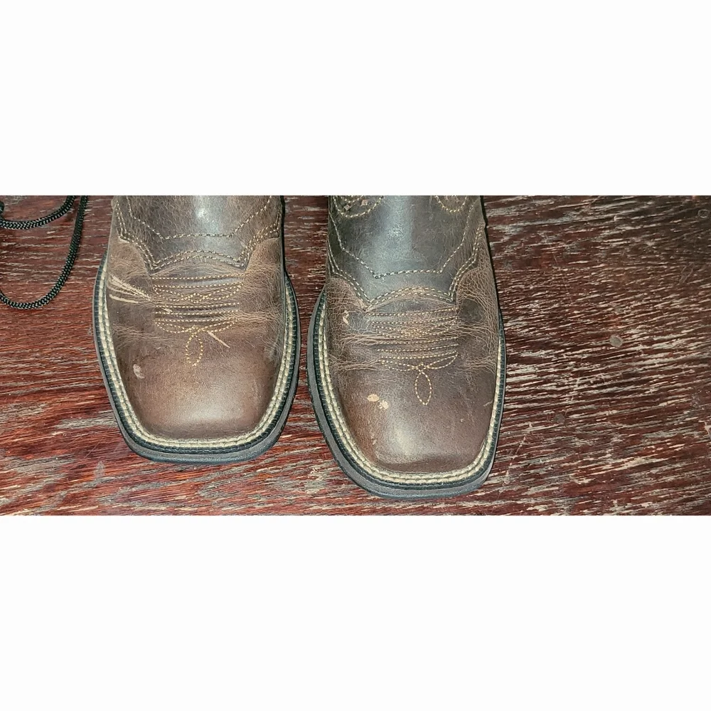 New Rank 45 Western Mexican Flag Cowboy Cowgirl Boots Sz 37.5 - Picture 7 of 10